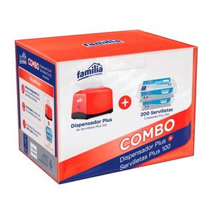 Combo Servilleta Plus
(Dispensador Rojo + Producto)